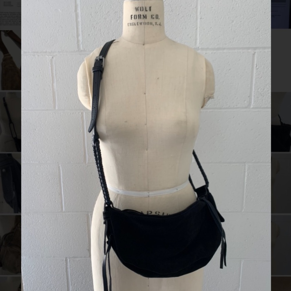 FREE PEOPLE SUEDE CROSSBODY BAG